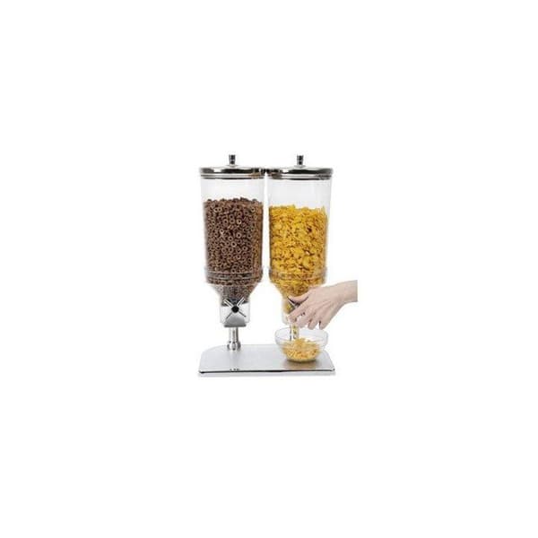 Cerealdosering 2 x 4,5 Liter, rostfritt stål, plast