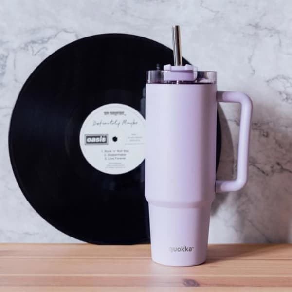 Isolerad kopp - QUOKKA - Stream - 950 ml - Rostfritt stål - Lila