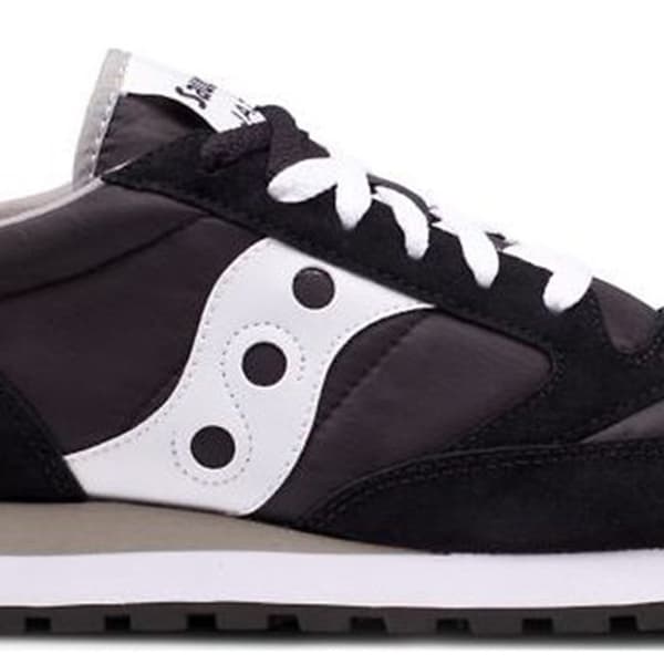 Sneakers för män - SAUCONY - JAZZ SVART VIT - Läder - Dämpad sula
