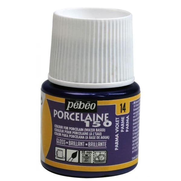 Porslinsfärg - Pébéo - Parma - 150°C - 45 ml - Tål diskmaskin