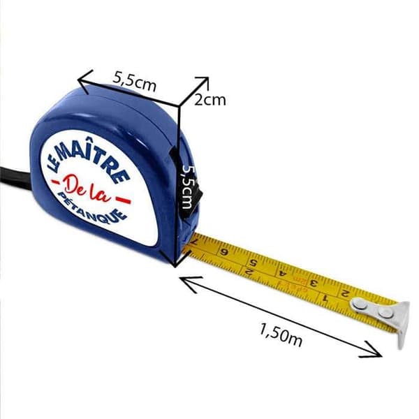 Mètre Pétanque 2m 'Le Maitre de la Pétanque'