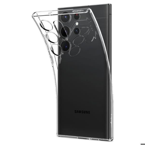 Fodral - Spigen - Liquid Crystal - Transparent - TPU - Fallskydd