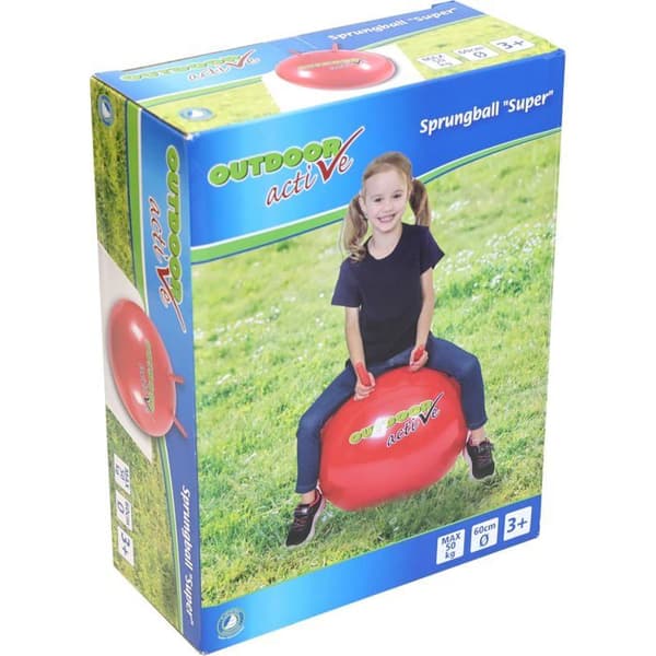 Bouncing Ball - Jumping Stick Utomhusaktiv - 73014409 - Regnbåge Bouncing Ball, 60 cm