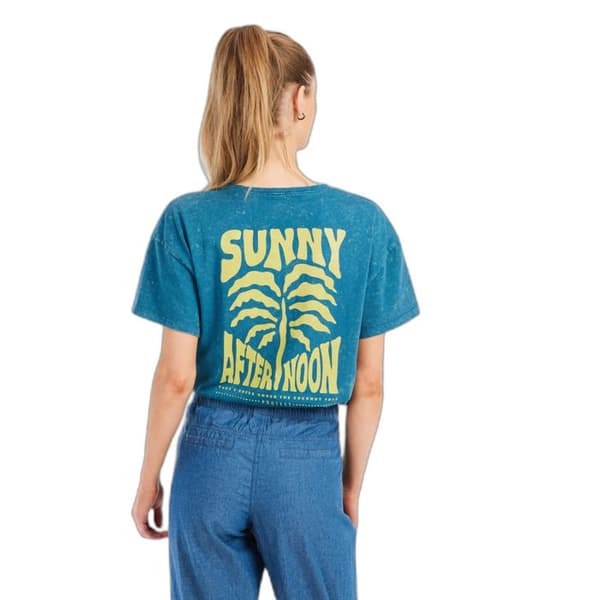 T-shirt dam Protest Alpha - surfing blue