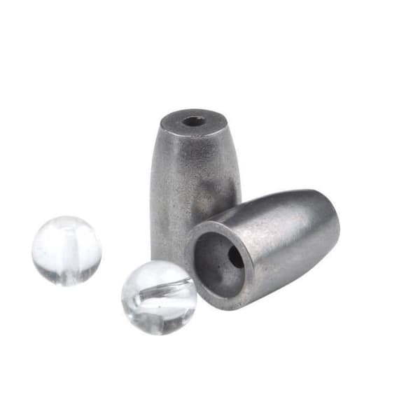 Spro Bullet Sinkers kulpellets i rostfritt stål - 7,2 g - silver - TU