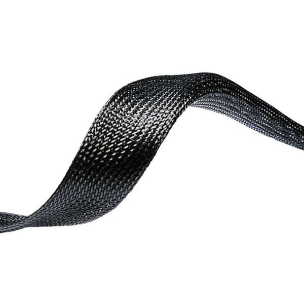 HellermannTyton 170-00120 HEGPX12-PET-BK Svart polyesterfläta 6 till 19 mm 100 m