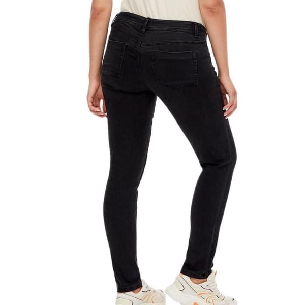 Mamalicious Graviditetsjeans Slim Svart Elastiska