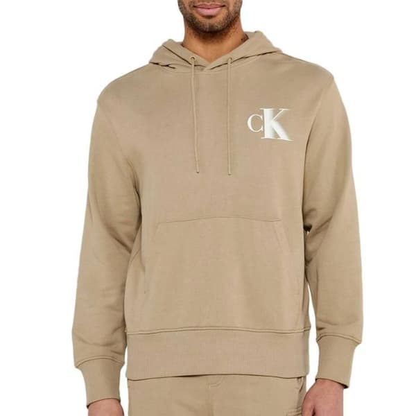 Sweat Marron Clair Man Calvin Klein Jeans Bold
