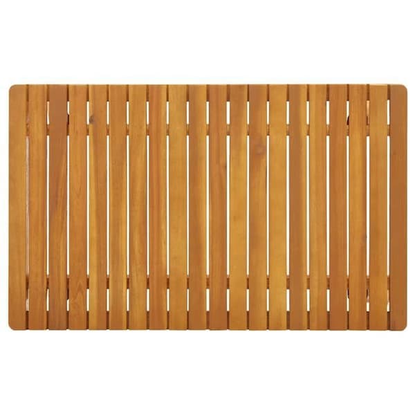 vidaXL Trädgårdssoffbord 90x55x35 cm Solid akaciaträ 46675