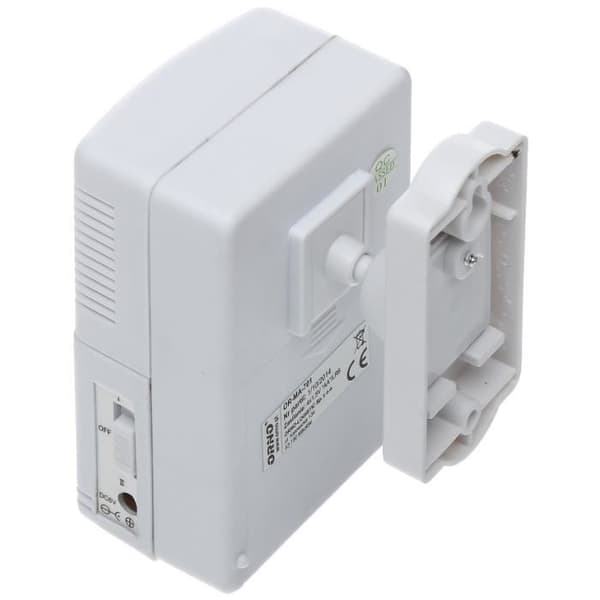 Rörelsedetektor - Orno - Ljudlarm - Batteridriven - Väggmontering