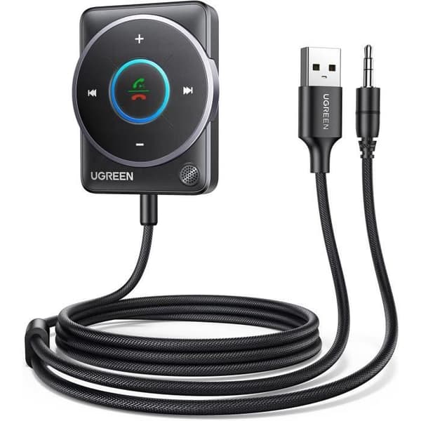 Bluetooth-mottagare - UGREEN - 5.4 - 3.5mm Jack-adapter - Handsfree-samtal - RGB