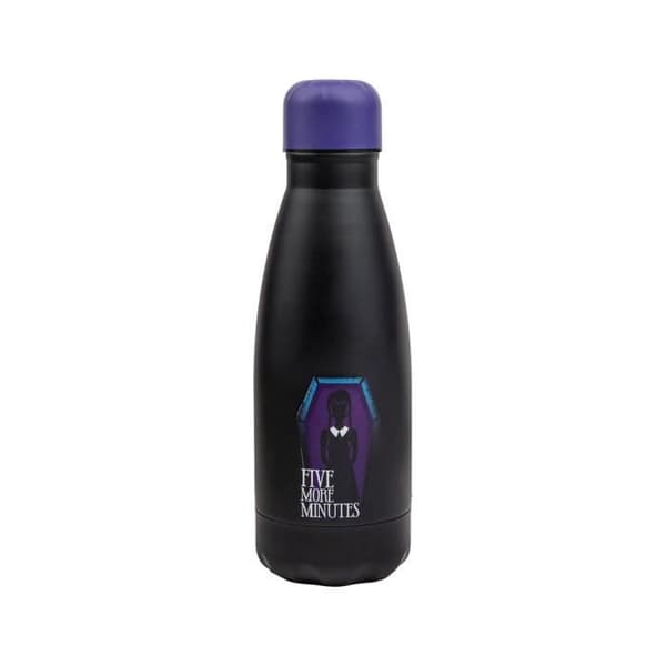 Isolerad flaska - CINEREPLICAS - Onsdag - 500 ml - Rostfritt stål - Svart