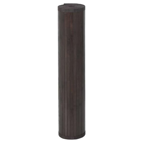 vidaXL Mörkbrun rektangulär matta 100x1000 cm bambu, vardagsrumsmatta, köksmatta, rektangulär matta, matta av 376971