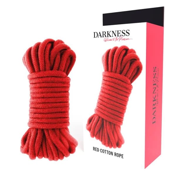 MÖRKER - JAPANSK ROPE 20 M RÖD -
