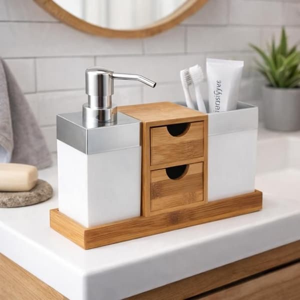 Set med badtillbehör KEA Bambou & PS MSV