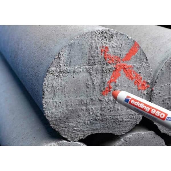 Permanent Märkpenn - EDDING - Jumbo 800 - Snedspets - Bredd 4-12 mm - Oföränderlig