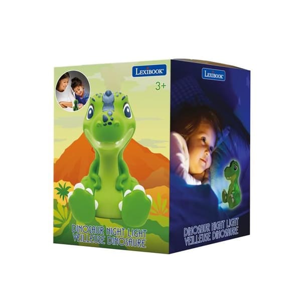 3D Dinosaurielampa med färgvariationer