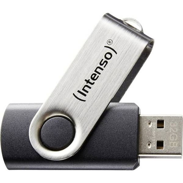 Intenso Basic Line USB-minne 64 GB svart 3503490 USB 2.0