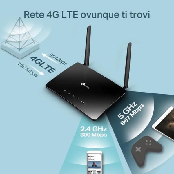 TP-Link Archer MR402 Router 4G LTE 150Mbps WiFi AC1200