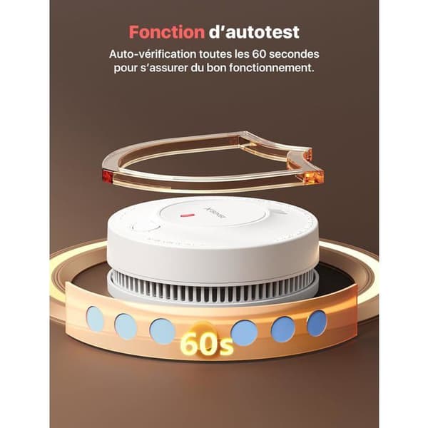 Röksensor - X-SENSE - SD11 - 10 Års Batteritid - Fotoelektrisk - 85 dB