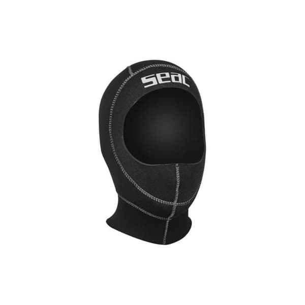 Dykhuva - SEAC - 3mm - Svart - Förformad Passform - XL