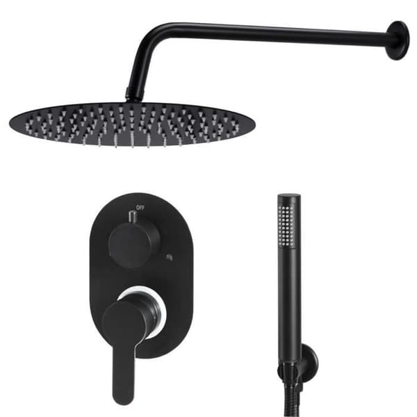 Dusch - vidaXL - Duschsystem - Rostfritt stål 201 - Svart - Elegant design