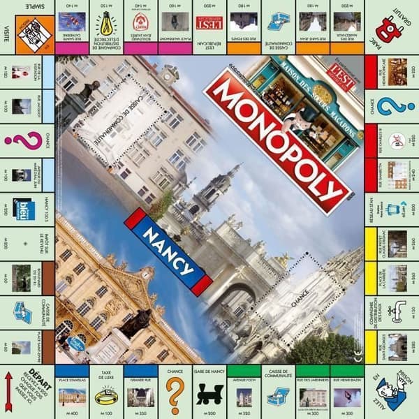 MONOPOLY Nancy - Brädspel - Fransk version