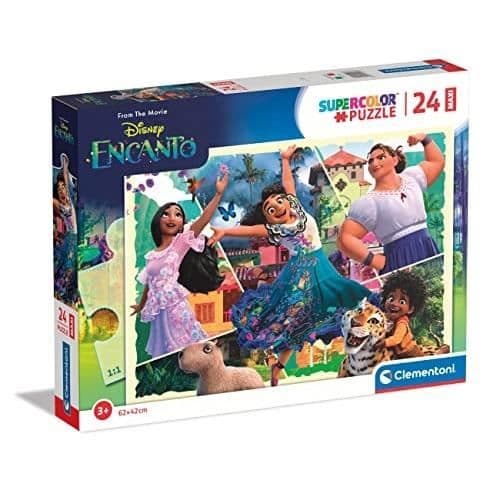 Pussel barn - CLEMENTONI - Maxi Charm - 24 bitar - Utvecklar finmotorik - Blandat