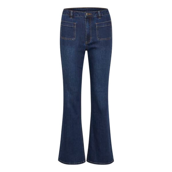Jeans med utsvängd ben kvinna KAFFE Sinem