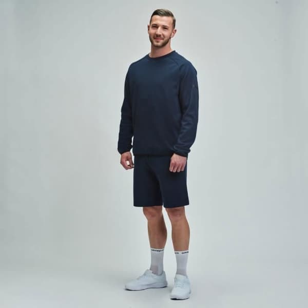 Barntröja - UHLSPORT - Uhlsport ID - Blå - Rund hals - Raglanmodell