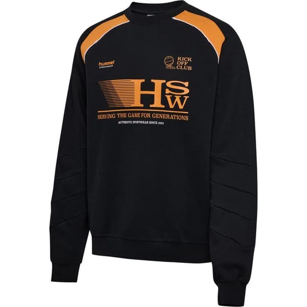 Oversize sweatshirt Hummel Crew HSW - svart