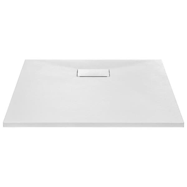 Duschkar - VIDAXL - Rektangulär - SMC Vit - 90x90 cm - Antislipas