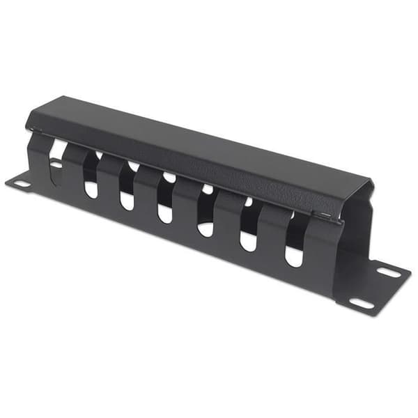 KVM-switch - Intellinet - 714853 - 1 HE - Kabelhantering - Svart RAL9005