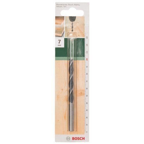 Bosch 2609255204 Helixfräsar för trä Diameter 7 mm Längd 100 mm