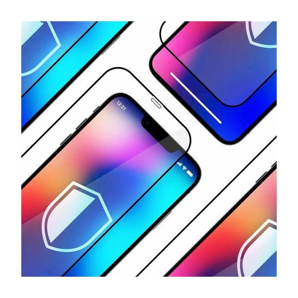 Skyddstillbehörsset - 3MK - iPhone 12 Pro - 4 i 1 - Fullständigt skydd