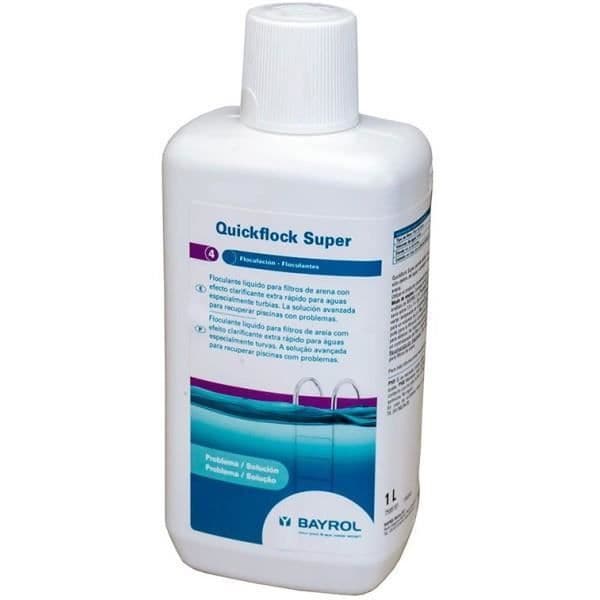 Flokningsmedel - Bayrol - Quickflock Super - 1 L - Effektiv - Klarar upp poolvattnet