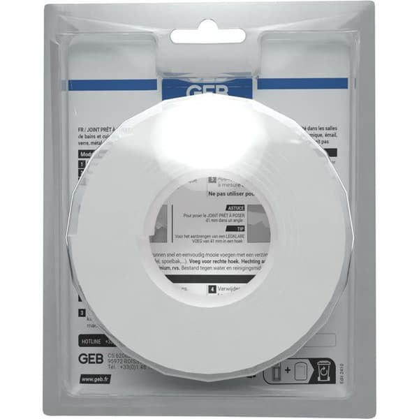 Gipsskiva - GEB - Bredd 41 mm x 3,35 m - Vit