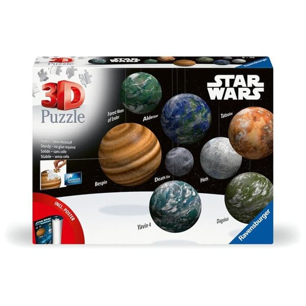 Pussel 3D 531 bit(ar) Star Wars - RAVENSBURGER - Blå - Från 8 år