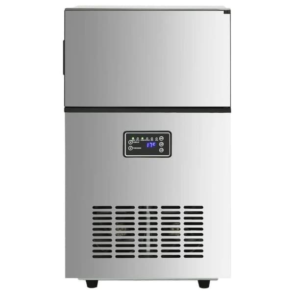 Ismaskin - VIDAXL - Silver - 45 kg is över per dag - Smart ljusindikator