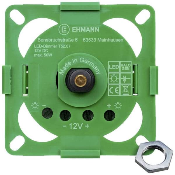 Ehmann 5230x0700 Svart roterande dimmer