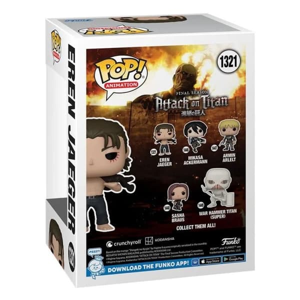 Figur Eren Jeager Funko Pop Animation Attack on Titan S5