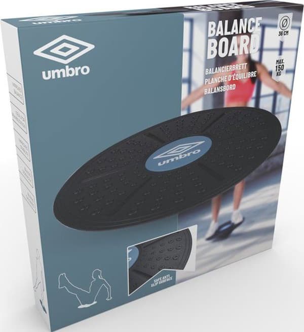 Umbro Balansbräda 36 cm (36 x 5,5 cm) - Multifunktionell balansbräda, max 150 kg