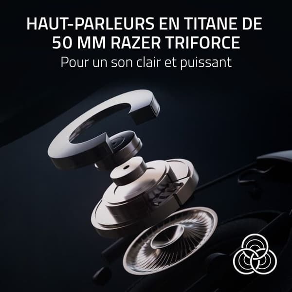 Razer BlackShark V2 Pro PC Headset - Trådlöst - Svart