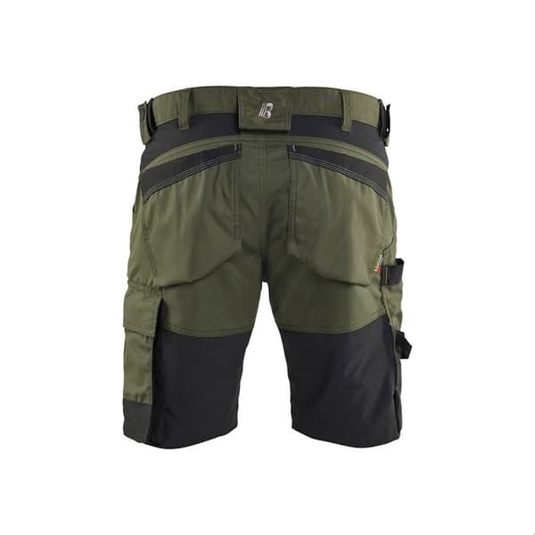 Kort Blaklader Stretch 2D - grön skog/svart