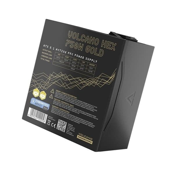 Strömförsörjning PC - MODECOM - Volcano HEX - 750W - 80 PLUS Gold - ATX 3.1