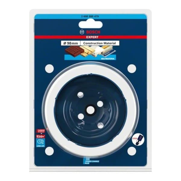 Kronbor - BOSCH PROFESSIONAL - EXPERT Byggmaterial - 98 mm - 60 mm - Blå