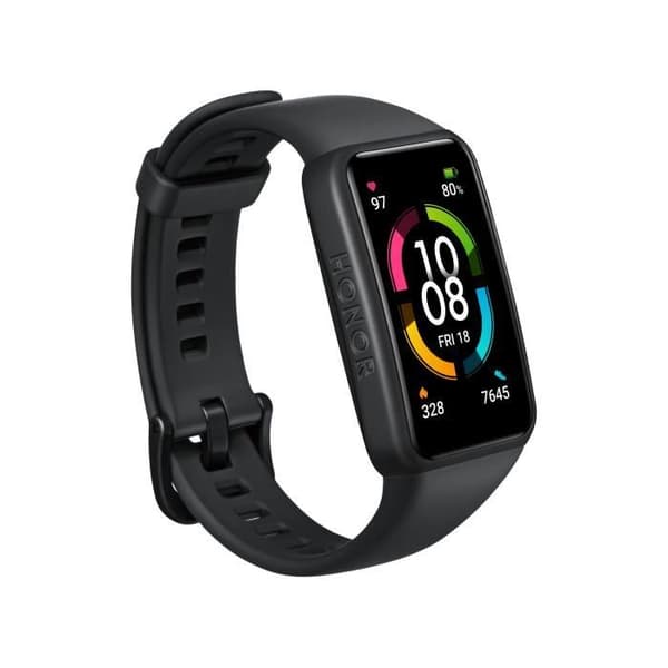 HONOR Band 6 - Connected klocka - Svart - 1,47" AMOLED-skärm