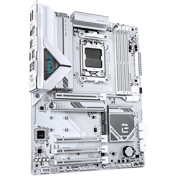 Moderkort - GIGABYTE - B850 EAGLE WF7 ICE - ATX-format - Chipset AMD B850 - DDR5 & PCIe 5.0 - WiFi 7