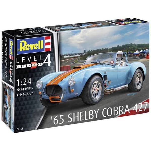 Revell 65 SHELBY COBRA 427 Model Kit - Vit - För vuxna