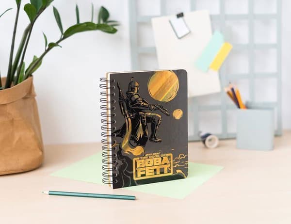 Notebook - Star Wars - Boba Fetts bok - A5 - Hårt pärm - Innerficka